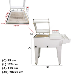 Seladora conjugada 70 x 70