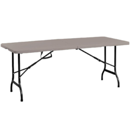 Mesa retangular dobrável ao meio 180 cm GN